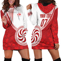 Georgia Rugby Custom Borjgalosnebi Hoodie Dress Champions Lelos