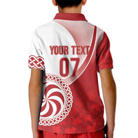 Georgia Rugby Custom Borjgalosnebi Kid Polo Shirt Champions Lelos