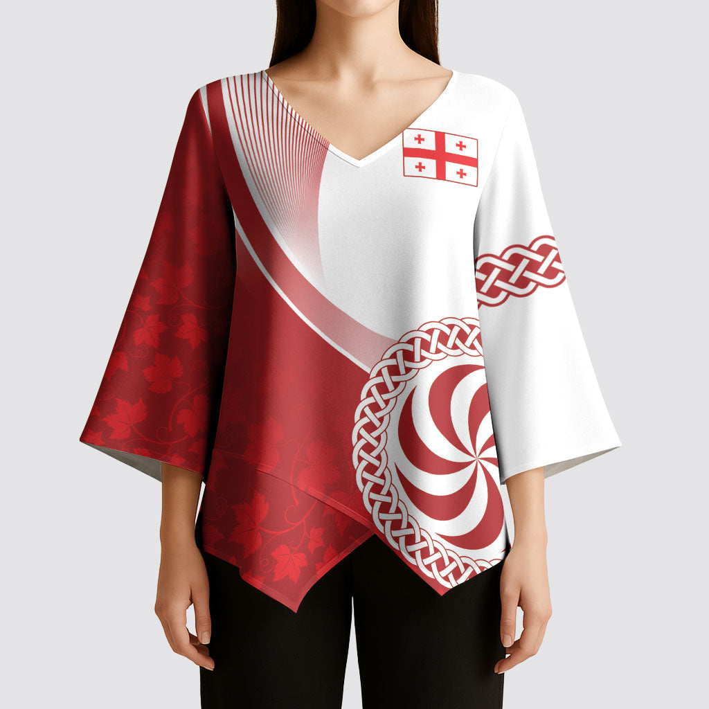 Georgia Rugby Custom Borjgalosnebi Kimono Sleeve Blouse Champions Lelos