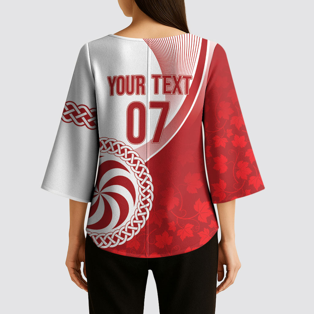Georgia Rugby Custom Borjgalosnebi Kimono Sleeve Blouse Champions Lelos