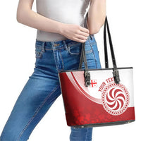 Georgia Rugby Custom Borjgalosnebi Leather Tote Bag Champions Lelos