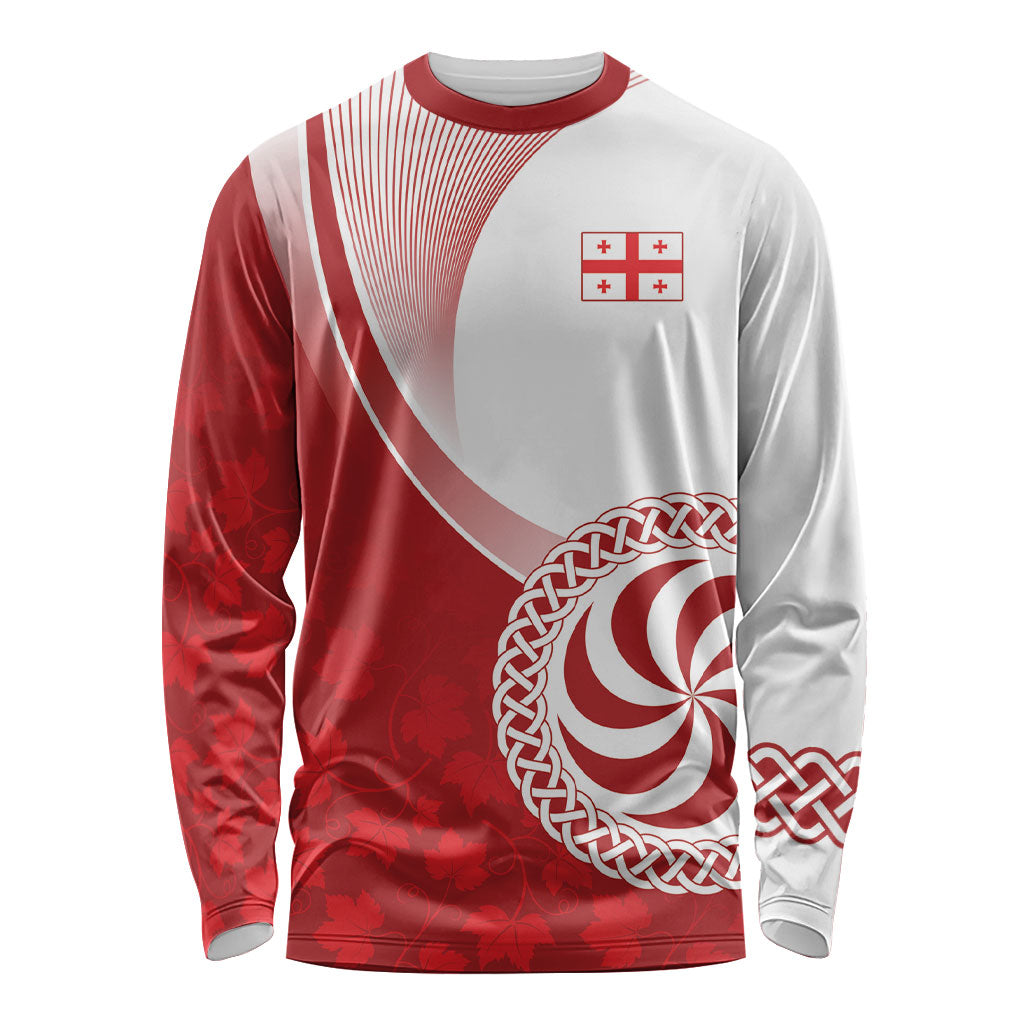 Georgia Rugby Custom Borjgalosnebi Long Sleeve Shirt Champions Lelos