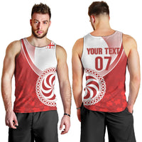 Georgia Rugby Custom Borjgalosnebi Men Tank Top Champions Lelos
