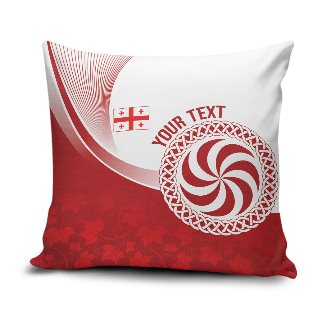 Georgia Rugby Custom Borjgalosnebi Pillow Cover Champions Lelos