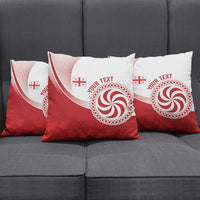 Georgia Rugby Custom Borjgalosnebi Pillow Cover Champions Lelos