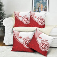 Georgia Rugby Custom Borjgalosnebi Pillow Cover Champions Lelos