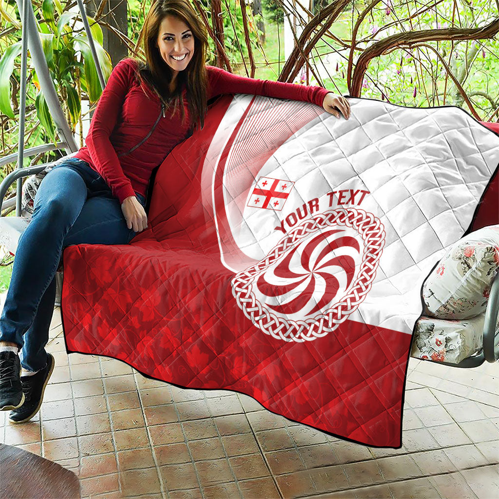 Georgia Rugby Custom Borjgalosnebi Quilt Champions Lelos