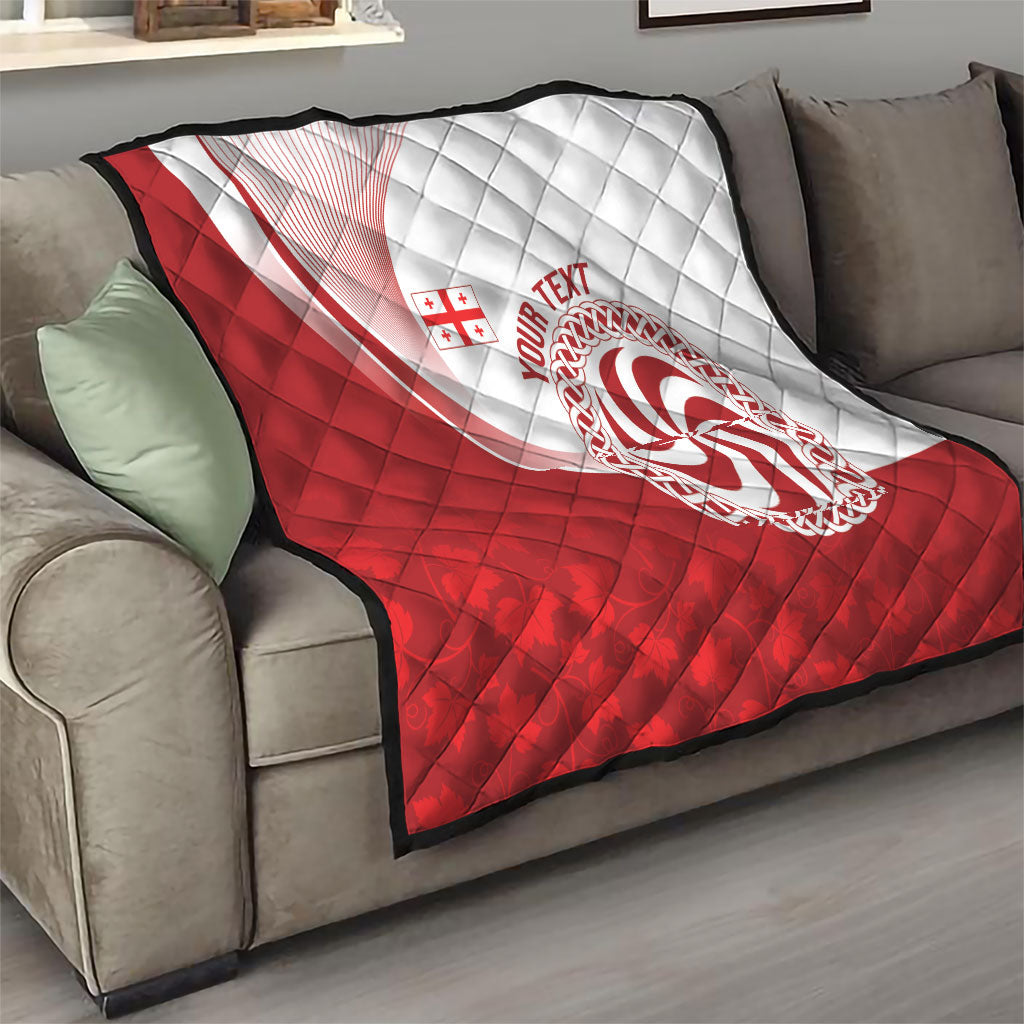 Georgia Rugby Custom Borjgalosnebi Quilt Champions Lelos