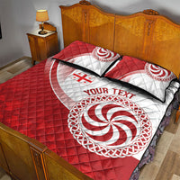 Georgia Rugby Custom Borjgalosnebi Quilt Bed Set Champions Lelos