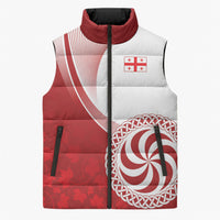 Georgia Rugby Custom Borjgalosnebi Sleeveless Puffer Jacket Champions Lelos