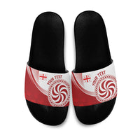 Georgia Rugby Custom Borjgalosnebi Slide Sandals Champions Lelos