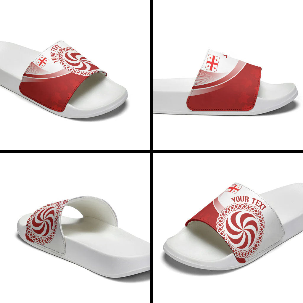 Georgia Rugby Custom Borjgalosnebi Slide Sandals Champions Lelos
