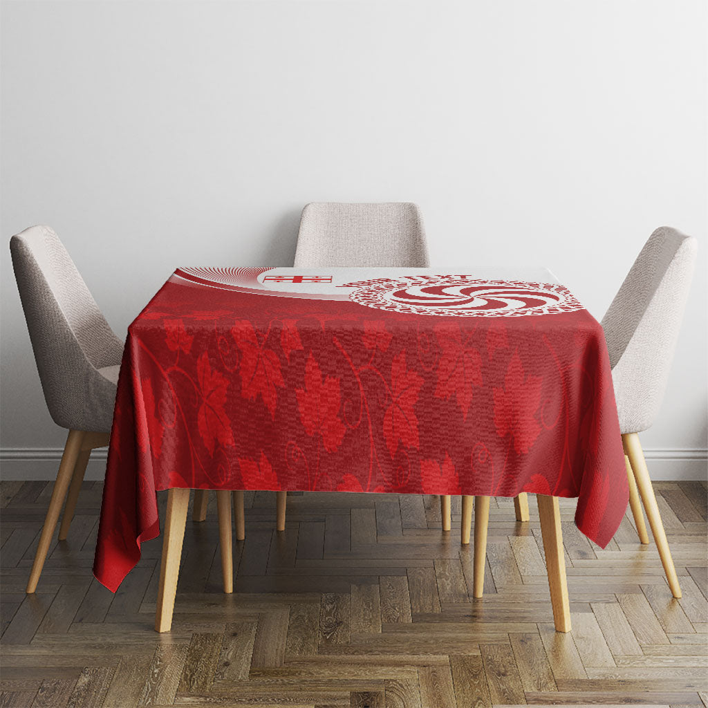 Georgia Rugby Custom Borjgalosnebi Tablecloth Champions Lelos