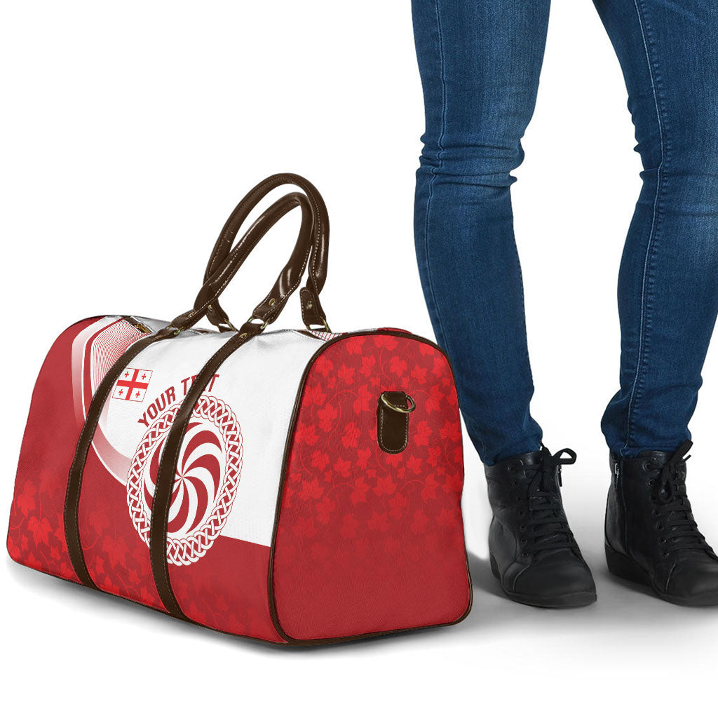 Georgia Rugby Custom Borjgalosnebi Travel Bag Champions Lelos