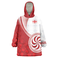 Georgia Rugby Custom Borjgalosnebi Wearable Blanket Hoodie Champions Lelos