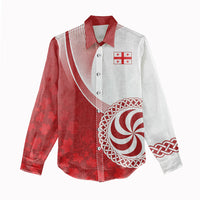 Georgia Rugby Custom Borjgalosnebi Women Casual Shirt Champions Lelos