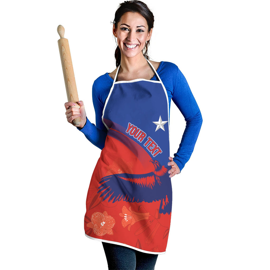 Chile Rugby Custom Los Condores Apron Copihue Motifs
