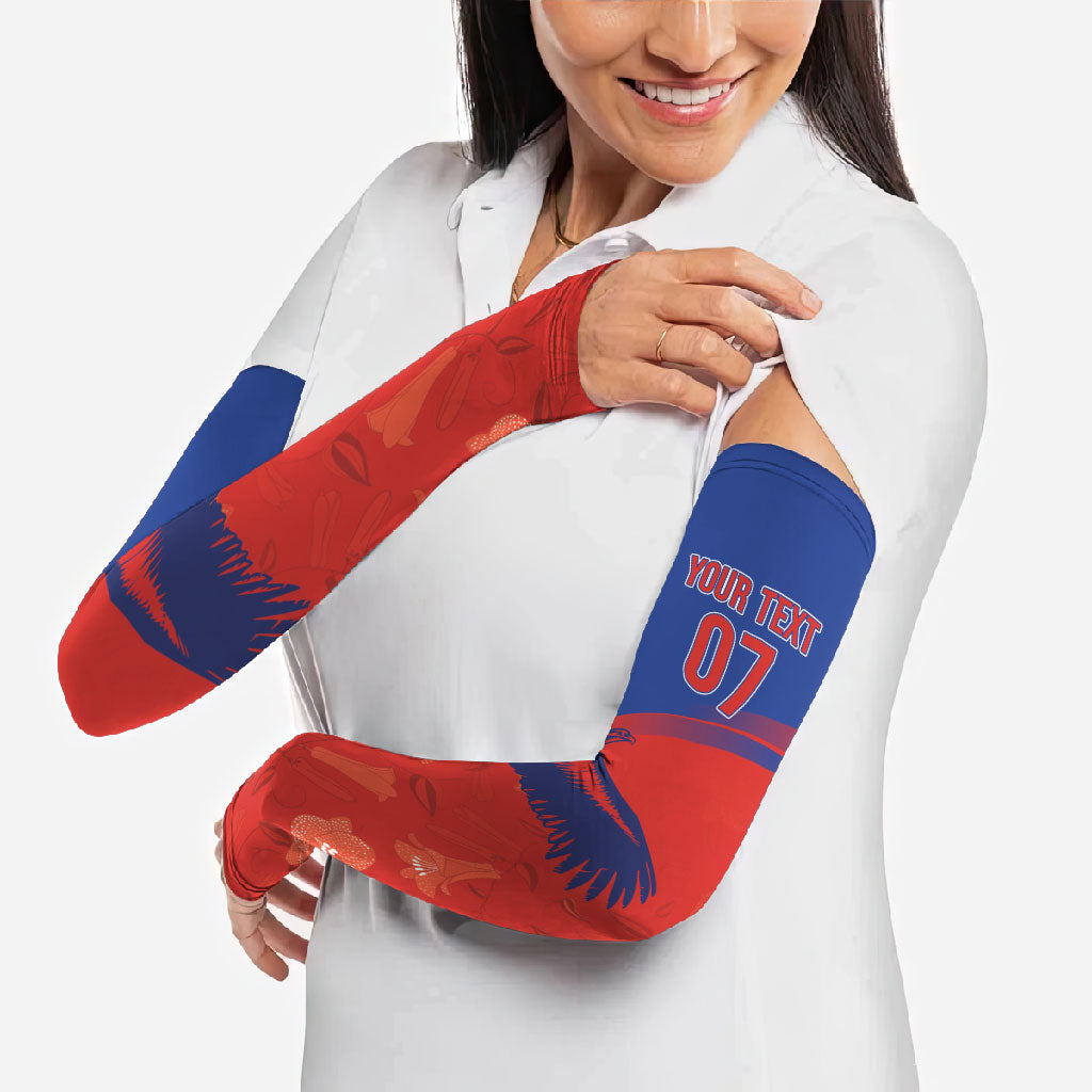 Chile Rugby Custom Los Condores Arm Sleeves Copihue Motifs