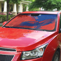 Chile Rugby Custom Los Condores Auto Sun Shade Copihue Motifs