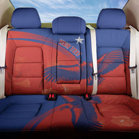 Chile Rugby Custom Los Condores Back Car Seat Cover Copihue Motifs