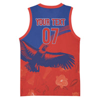 Chile Rugby Custom Los Condores Basketball Jersey Copihue Motifs