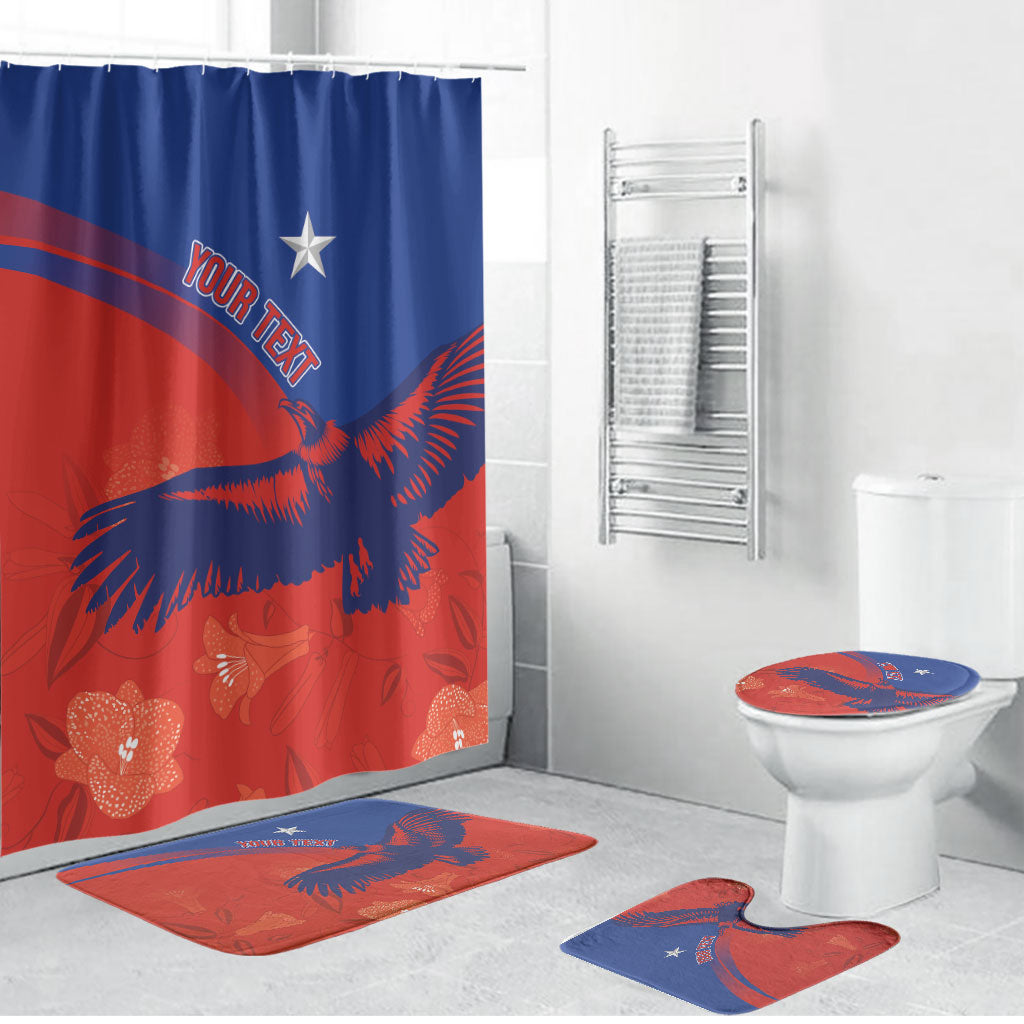 Chile Rugby Custom Los Condores Bathroom Set Copihue Motifs