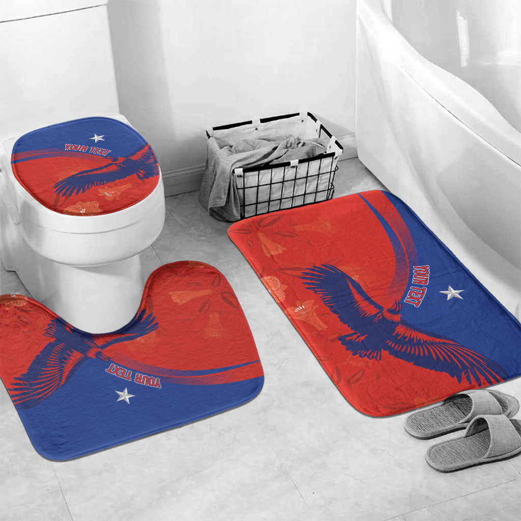 Chile Rugby Custom Los Condores Bathroom Set Copihue Motifs
