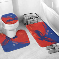 Chile Rugby Custom Los Condores Bathroom Set Copihue Motifs