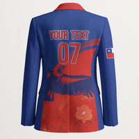 Chile Rugby Custom Los Condores Blazer Copihue Motifs