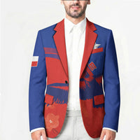 Chile Rugby Custom Los Condores Blazer Copihue Motifs