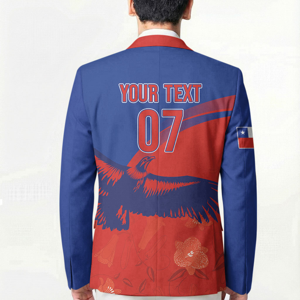 Chile Rugby Custom Los Condores Blazer Copihue Motifs
