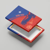 Chile Rugby Custom Los Condores Canvas Wall Art Copihue Motifs