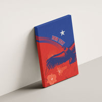 Chile Rugby Custom Los Condores Canvas Wall Art Copihue Motifs