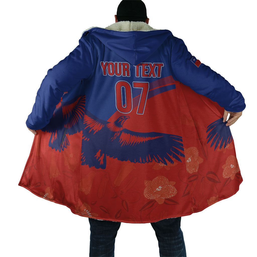 Chile Rugby Custom Los Condores Cloak Copihue Motifs
