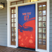 Chile Rugby Custom Los Condores Door Cover Copihue Motifs