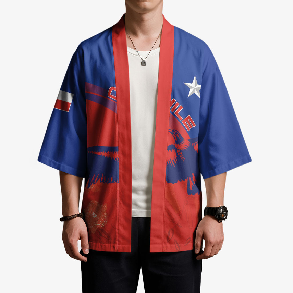 Chile Rugby Custom Los Condores Kimono Copihue Motifs