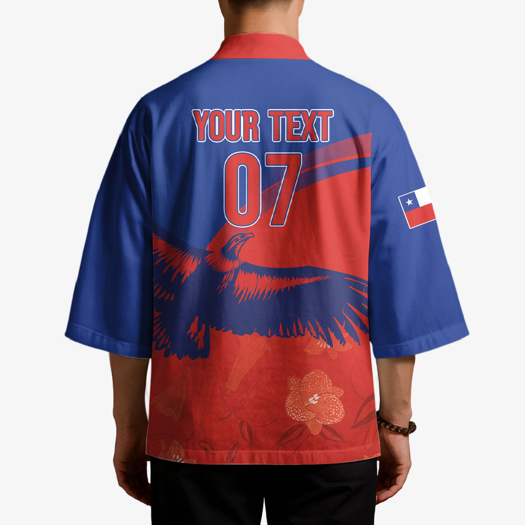 Chile Rugby Custom Los Condores Kimono Copihue Motifs