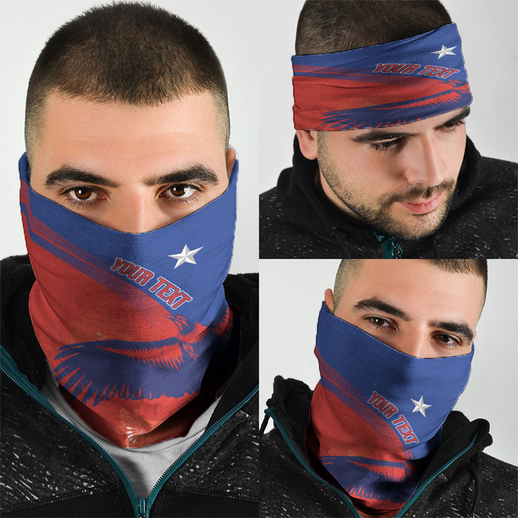 Chile Rugby Custom Los Condores Neck Gaiter Copihue Motifs