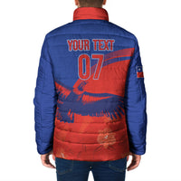 Chile Rugby Custom Los Condores Padded Jacket Copihue Motifs
