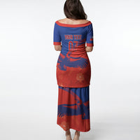 Chile Rugby Custom Los Condores Puletasi Copihue Motifs