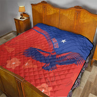 Chile Rugby Custom Los Condores Quilt Copihue Motifs