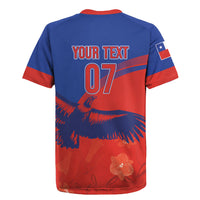 Chile Rugby Custom Los Condores Rugby Jersey Copihue Motifs