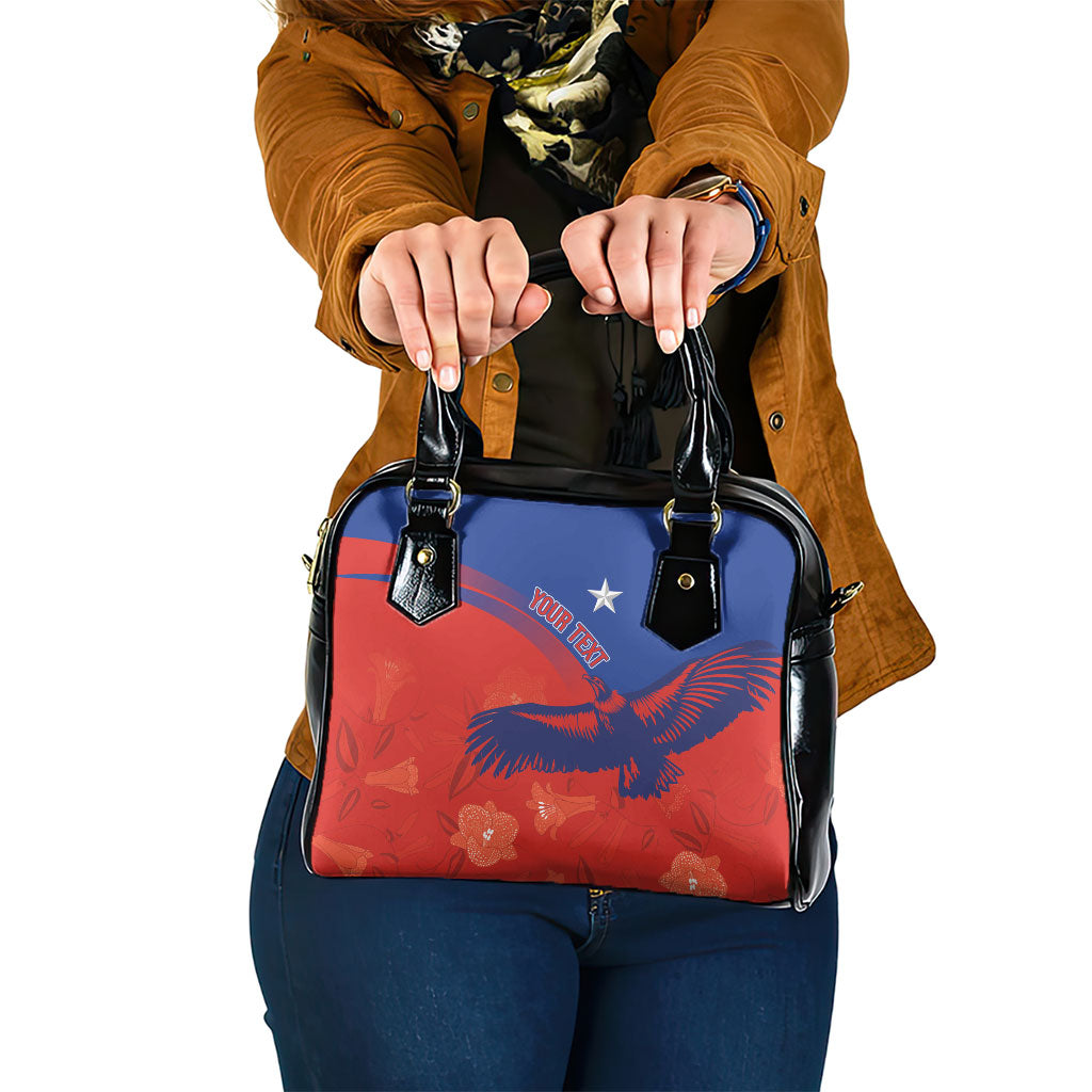 Chile Rugby Custom Los Condores Shoulder Handbag Copihue Motifs