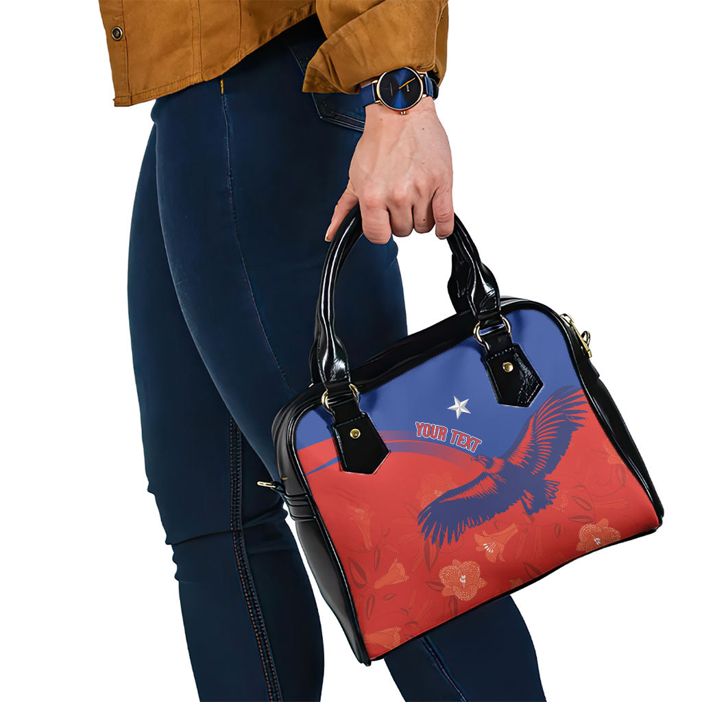 Chile Rugby Custom Los Condores Shoulder Handbag Copihue Motifs
