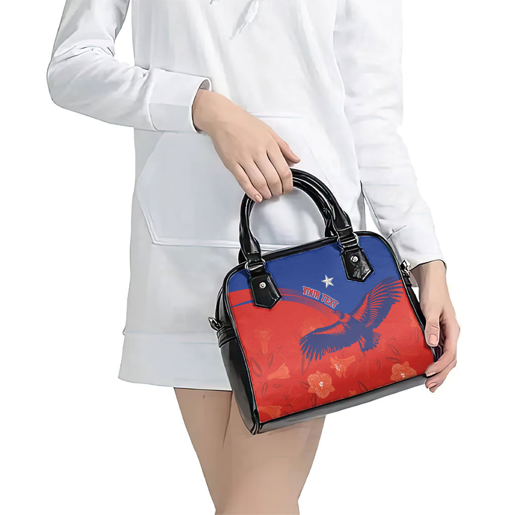 Chile Rugby Custom Los Condores Shoulder Handbag Copihue Motifs
