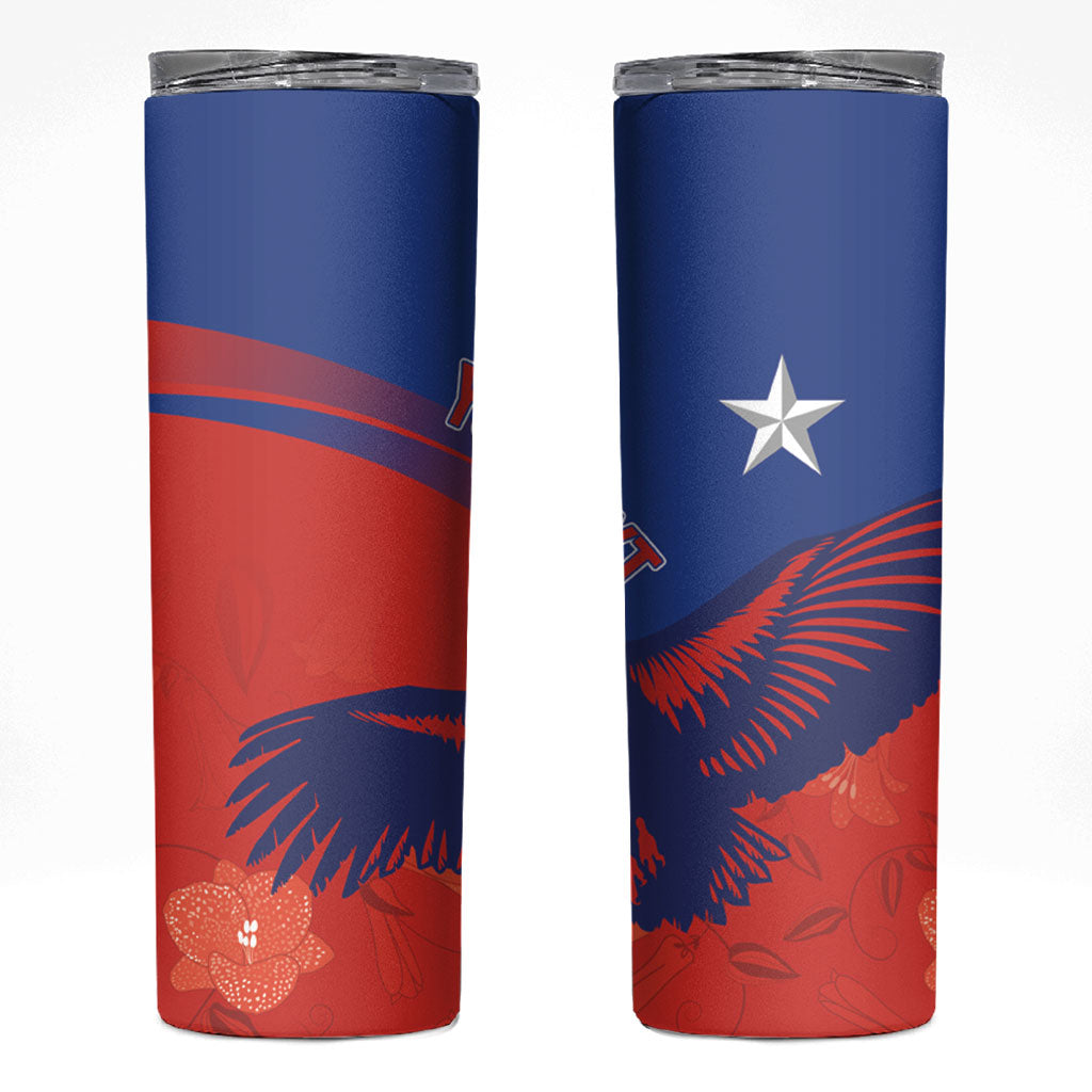 Chile Rugby Custom Los Condores Skinny Tumbler Copihue Motifs