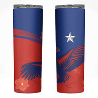 Chile Rugby Custom Los Condores Skinny Tumbler Copihue Motifs