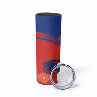 Chile Rugby Custom Los Condores Skinny Tumbler Copihue Motifs