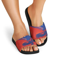 Chile Rugby Custom Los Condores Slide Sandals Copihue Motifs