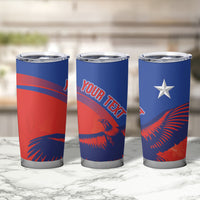 Chile Rugby Custom Los Condores Tumbler Cup Copihue Motifs